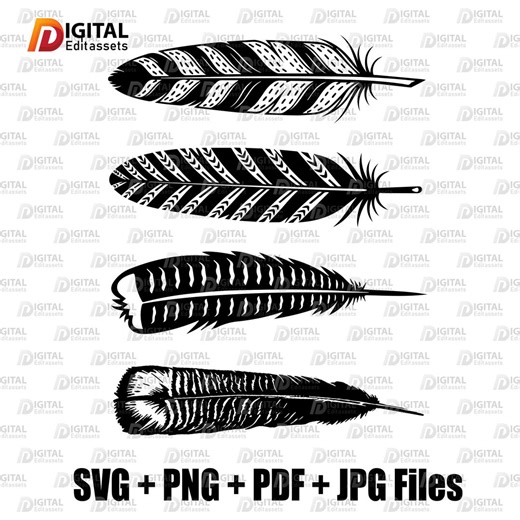 Turkey Feather SVG, Wild Turkey SVG, Turkey Hunting SVG, Hunting Clipart, Cricut Cut File, Sublimation Design, Digital Download - Etsy