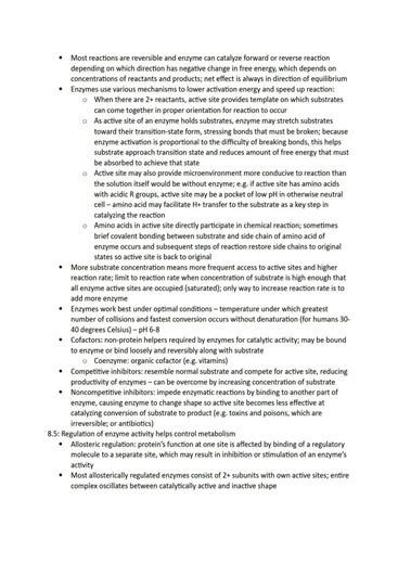 UPenn BIO 101 Comprehensive Textbook Notes: Introduction to Biology Concepts (9/10) - examstash.com