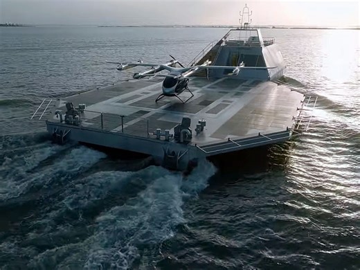 Drone airport at sea: AutoFlight unveils first eVTOL air taxi water landing platform
