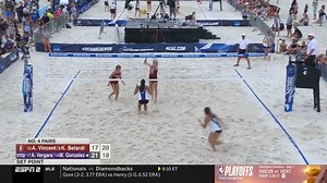 WHAT. A. PLAY. 🤯 📺 ESPN2 #NCAABeachVB x TCU Beach Volleyball | NCAA Women's Volleyball