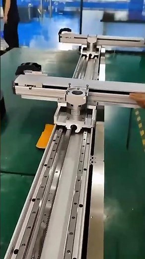 Multi-axis CNC Helical Rack and Pinion Gear Cartesian Robot #linearactuator #linearmotion #factory
