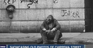 He's showcasing photos of Chippewa taken in 1975