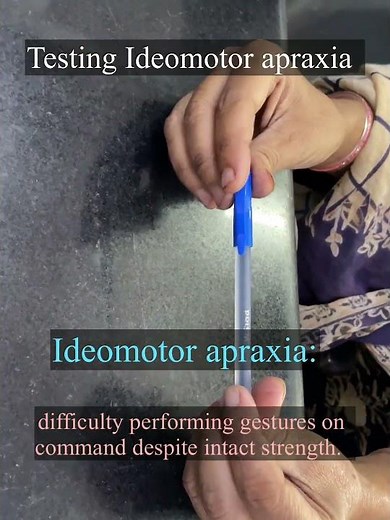 Testing Ideomotor apraxia