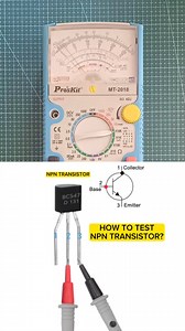 7.8K views · 91 reactions | testing NPN transistor using analog tester #madiskatech #tutorial #tips #ideas #fyp #short #fbreels #viralpost #trendingreels | Madiskartech | Facebook