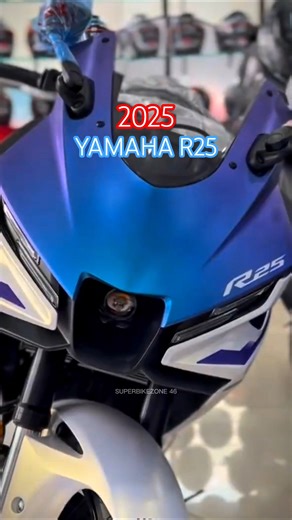 Yamaha YZF-R25 2025💙🤍New launched ✌#yamahar25indonesia #yamahar25 #sportsbike #remix #ncs