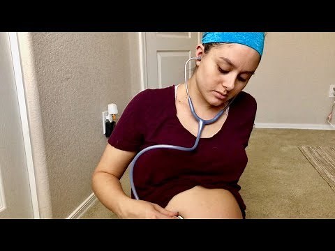 LISTENING TO BABY'S HEART WITH A STETHOSCOPE?!