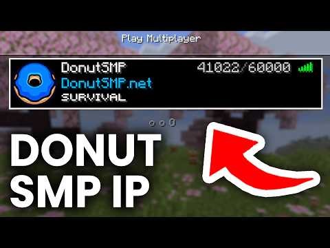Donut SMP IP Address - Java & Bedrock
