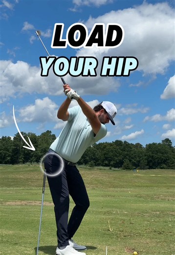Cam Young’s Power Move in the back swing ⛳️⬇️ 🎯 Try this drill: Stick a club against your trail leg at address. → Turn your hips 45°? The club falls over. ✔️ → Don’t turn (just swing arms)? The club stays put. ❌ That’s your instant feedback — no turn, no room, no power. 🚫 Load. Turn. Drop. Repeat. 🔁 💬 Try this on the range and let me know how it feels! 👉 Follow for more simple swing fixes that actually work. Comment “Shallow” for the full drill #golf #golfswing #golftips #golfinstruction go