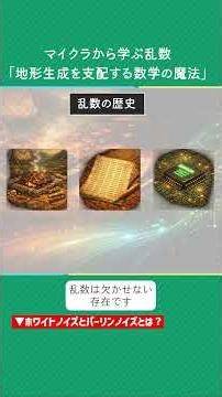 【マイクラ】マップ自動生成の秘密を考察 #shorts #マイクラ