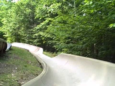 Attitash New Hampshire - video of the alpine slide