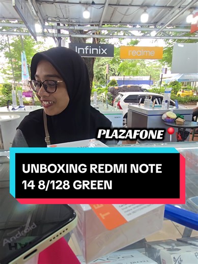 Unboxing the Redmi Note 14 8/128 in Green