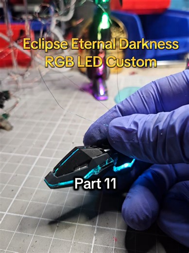Eclipse Eternal Darkness RGB LED Custom Part 11 #fyp #rgblights #eclipseeternaldarkness #gunplacommuntiy #gundamtiktok