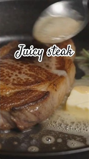 Cooking a Juicy Steak #food #recipe #food #cooking
