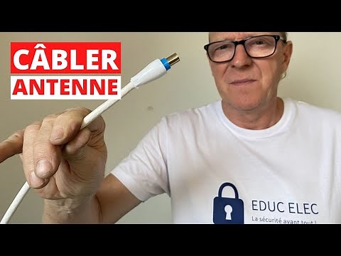 Wiring a TV plug for a terrestrial antenna