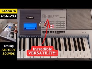 Exploring All the Sounds of the Yamaha PSR-293: Discover Its Potential! #soundtesting