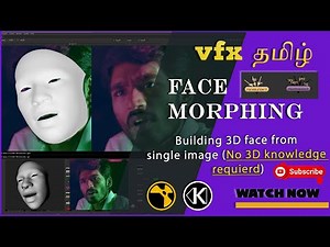 Face morphing - 1_Face building using KeenTools | geo tracker tamil #CGKalvi