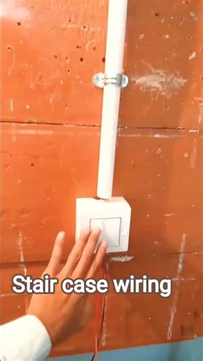 stair case wiring in my college #electronic