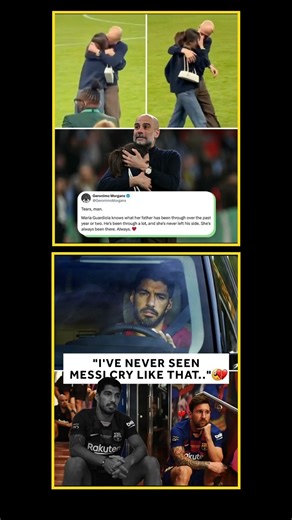 Pep Guardiola Emotional Moment 😢💔 | Lionel Messi & Luis Suárez Reaction#LionelMessi#FootballViral