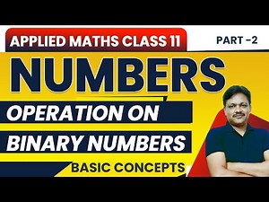 Operation on Binary Numbers | Applied maths class 11 | chapter 1 | Numbers Part-2 | | Gaur Classes