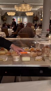 A heavenly holiday finale: the tableside artisanal cheese cart at Restaurant Daniel. #restaurantdaniel | Restaurant Daniel