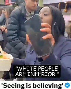 😡I've just been sent this video!! This woman insisted white people were 'inferior'. Apparently she only got a 12 month discharge from her job, meaning she got no punishment?! Does anyone else have more information? Please share | EU - I voted LEAVE