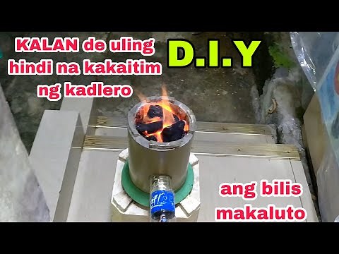 D.I.Y how to make kalan de uling with blower