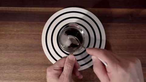 New Cuban Coffee Starter Kit | Cafecito 6 Cups Moka Pot Set | Cafetera Cubana Stovetop Espresso Maker Set | Ceramic Sandstone | Anti-Splash Valve Included (Crema)