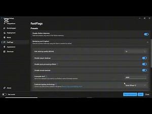 Best fishtrap settings (+30fps)