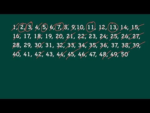 Finding prime numbers - Sieve of Eratosthenes