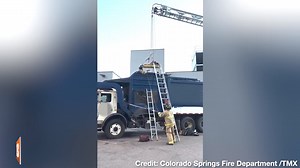 Rescue teams in Colorado Springs, CO, saved a man on Tuesday who was apparently seeking refuge inside a dumpster. A waste worker heard the man cry out for help and called 911 for help. The man was rescued with only minor injuries. | Breitbart