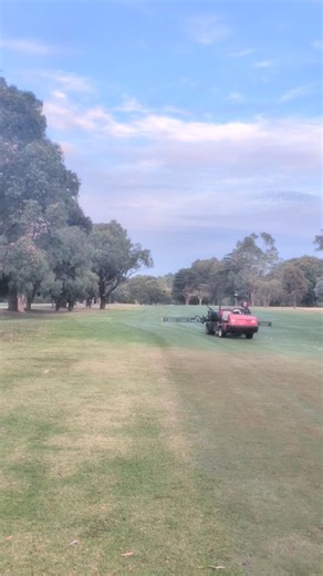 Regular spraying keeps the fairways at their best. #boxhillgolfclub #turfmanagement #boxhillsouth #bhgc #courseimprovements | Box Hill Golf Club