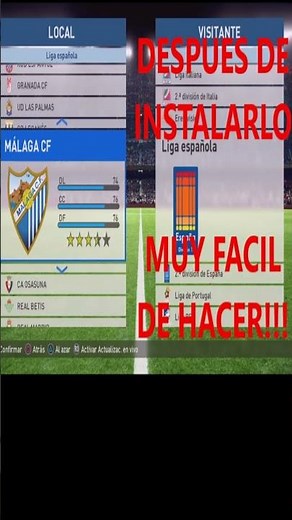 Parche para PES 2017 PS4. Instala FACILMENTE todos los EQUIPOS, ESCUDOS