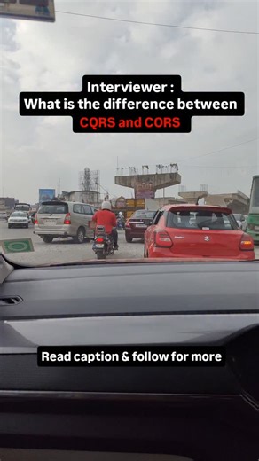 ThisTechGirl | Coding & System Design on Instagram: "CQRS and CORS sound similar. But confusing them in an interview can cost you the offer 🚨 CQRS (Command Query Responsibility Segregation) is a backend system design pattern. It separates write operations (commands) from read operations (queries) to improve scalability, performance, and reliability in high-traffic systems ⚙️ CQRS is commonly used in microservices, distributed systems, and event-driven architectures. CORS (Cross-Origin Resource 