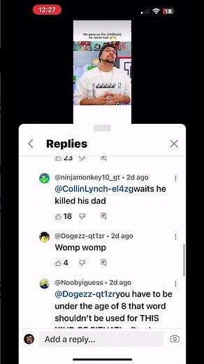 This kid said womp womp to Fgteev duddy killing his dad that’s not right