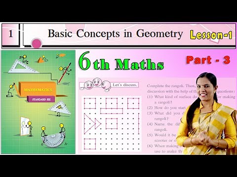 6th Maths | Basic Concept in Geometry | Maharashtra Board | Lesson - 1| part -3