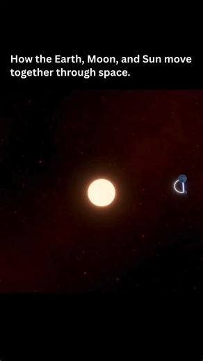 FutureGen Space | The Earth, Moon, and Sun move in a gravitational ballet: the Moon orbits Earth, Earth orbits the Sun, and the whole Solar System orbits the... | Instagram