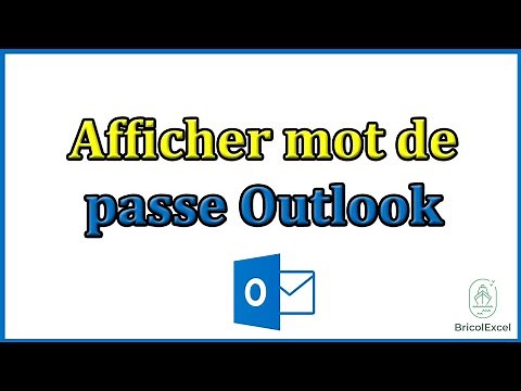 Comment afficher mot de passe outlook
