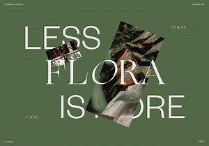 Flora online shop web-design | ux&ui
