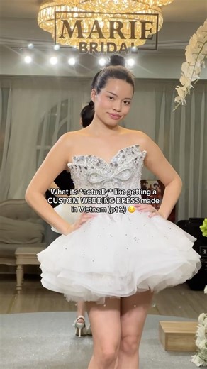 Why buy 1 stupid expensive wedding dress in the US when you can get 3 custom made from Vietnam for