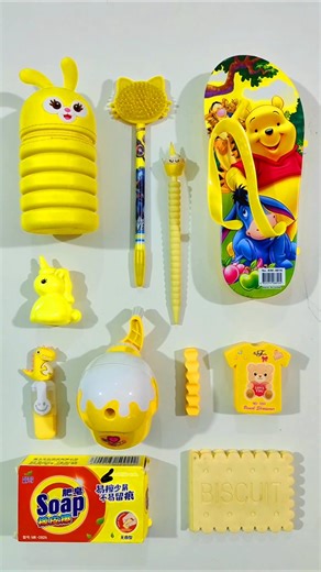 Luxury Yellow Stationery Items, Pencil Box, Pouch, Pen, Sharpener, Eraser #stationery #backtoschool