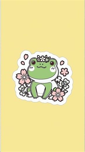 Easy Kawaii Frog Drawing for Beginners