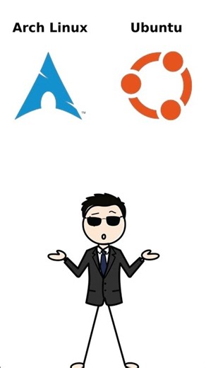 Arch Linux vs Ubuntu — Which Linux Distro Should You Use? 🐧 #ArchLinux #Ubuntu #Linux #techshorts