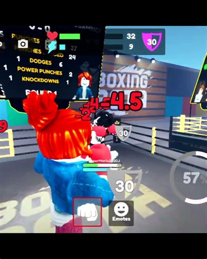 Roblox boxing beta , knockout match Gameplay