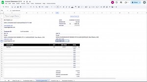 Invoice and Payment Tracker | Auto PDF Generator, Order Log, Client History, Small Business Dashboard - Etsy
