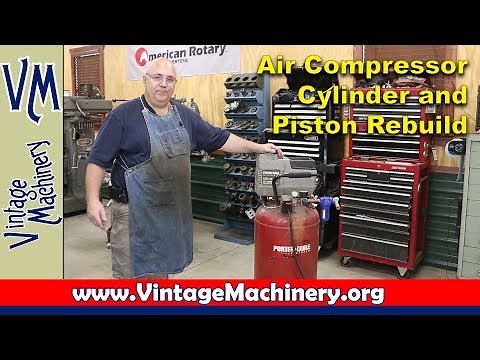 Porter Cable Air Compressor Cylinder and Piston Rebuild