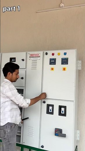 3 phase electrical new panel work⚡️best 3-Phase Panel Upgrade: #short