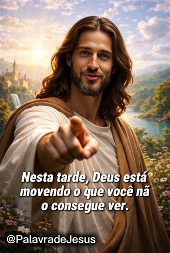 Deus está movendo o invisível