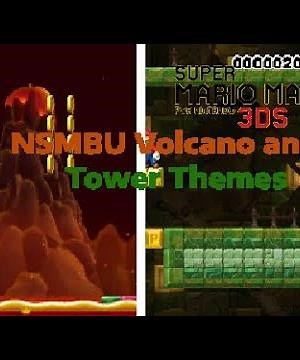 Volcano And Tower Themes In Super Mario Maker 3DS (Mod)