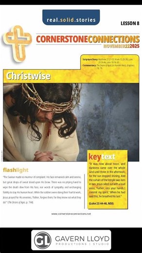 Q4 L8 | CORNERSTONE CONNECTIONS | KeyText | Memory Verse #gracelink 2025 #sabbathschoollesson