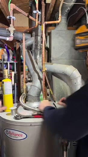 Jamie on Instagram: "Thermostatic mixing valve replacement and my first time soldering with @callytheplumber #plumbing #soldering #fyp #reels #repair"